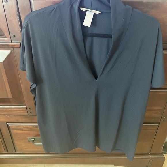 ✨Navy H&M Drop Shoulder top- NWOT - Picture 3 of 6